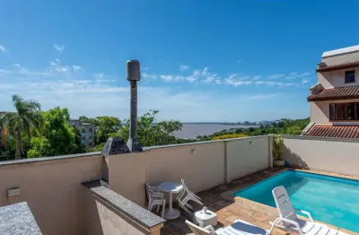 Casa em condomínio fechado com 3 quartos à venda na Avenida Jacuí, 700, Cristal, Porto Alegre