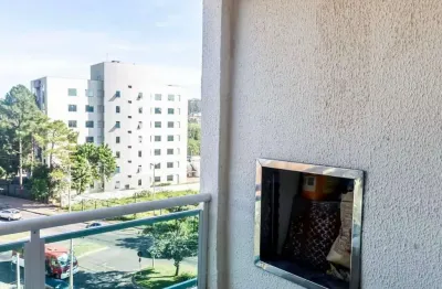 Apartamento com Sacada Churrasqueira Morro Santana com 1 vaga de garagem