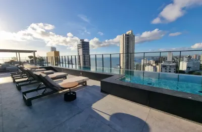 Viva com sofisticação e vista mar no alive vitória – studio novíssimo, pronto para morar no endereço mais valorizado do corredor da vitória.