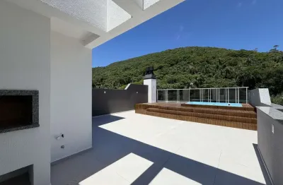 Cobertura para venda em florianópolis, pantano do sul, 2 dormitórios, 2 suítes, 3 banheiros, 2 vagas