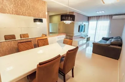 Apartamento 1 suíte +2 quartos, 3 vagas de garagem individuais, apartamento semi mobiliado