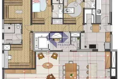 Apartamento a venda com 3 suítes e 3 vagas andar alto no campo belo sp