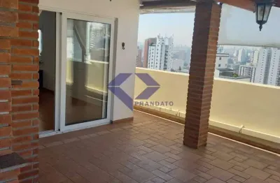 Cobertura duplex a venda com  445m² 4 suítes e 3 vagas no campo belo sp
