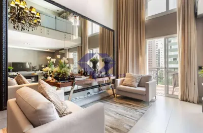 Apartamento duplex venda com 163m² 2 suítes e 2 vagas em moema passaros sp