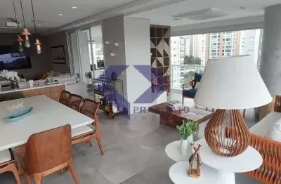 Apartamento a venda com 211m², 3 suítes e 3 vagas no campo belo