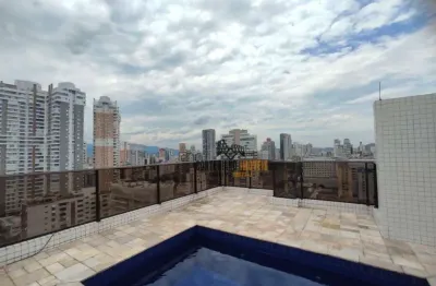 Cobertura com 3 quartos à venda na Rua Pernambuco, Gonzaga, Santos