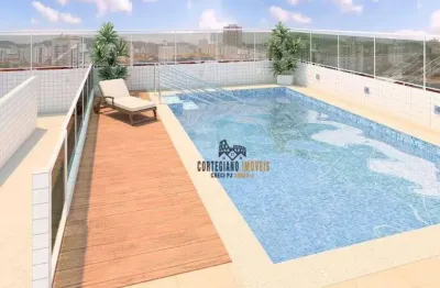 Apartamento garden com 2 dormitórios à venda, 100 m² por r$ 750.000,00 - embaré - santos/sp