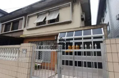 Sobrado com 3 dormitórios à venda, 174 m² por r$ 850.000 - macuco,santos!