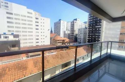 Apartamento à venda, 128 m² por r$ 1.550.000,00 - embaré - santos/sp