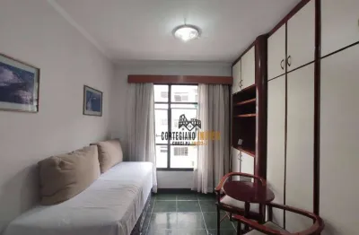 Flat com 1 dormitório à venda, 45 m² por r$ 169.000,00 - itararé - são vicente/sp