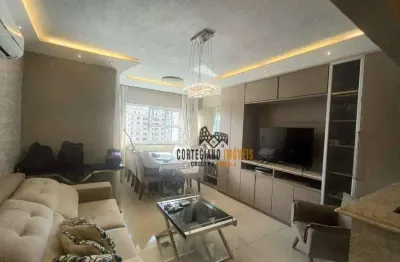 Apartamento com 2 dormitórios à venda, 67 m² por r$ 650.000,00 - gonzaga - santos/sp