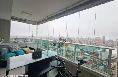 Apartamento com 3 dormitórios à venda, 88 m² por r$ 1.200.000,00 - campo grande - santos/sp