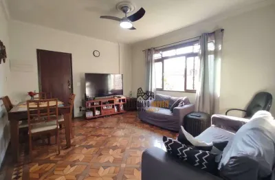 Apartamento com 2 dormitórios à venda, 85 m² por r$ 490.000,00 - gonzaga - santos/sp