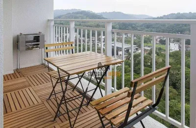 Apartamento com 2 dormitórios/lazer completo à venda, 54 m² por r$ 340.000 - morro de nova cintra - santos/sp