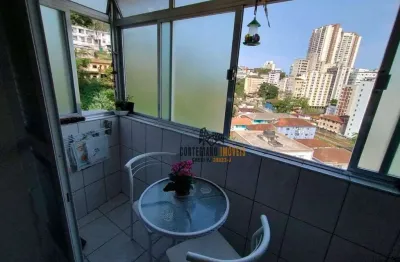 Apartamento com 1 dormitório à venda, 55 m² por r$ 260.000,00 - itararé - são vicente/sp