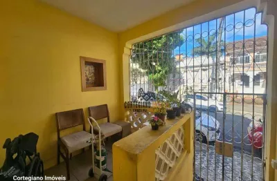 Sobrado com 3 dormitórios para alugar, 130 m² por r$ 4.800,00/mês - gonzaga - santos/sp