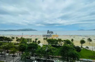 Lindo apartamento frente ao mar  à venda, na praia do gonzaga, santos !
