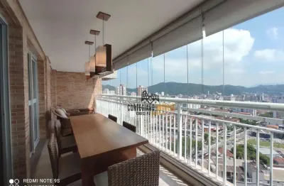 Apartamento com 3 dormitórios à venda, 131 m² por r$ 1.950.000,00 - gonzaga - santos/sp