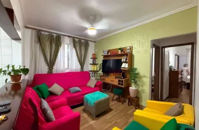 Apartamento térreo com 2 dormitórios à venda, 80 m² - campo grande - santos!