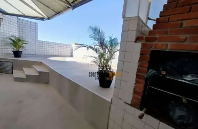 Cobertura com 3 dormitórios à venda, 243 m² por r$ 750.000,00 - vila matias - santos/sp