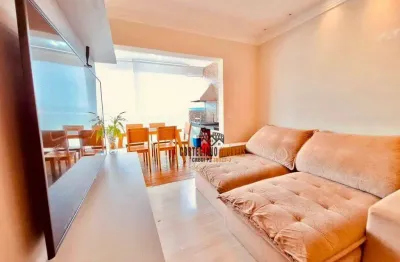Excelente apartamento de 3 quartos com vista deslumbrante e lazer completo no 23° andar em santos.