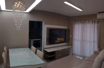 Apartamento com 2 dormitórios para alugar, 85 m² por r$ 5.200,00/mês - campo grande - santos/sp