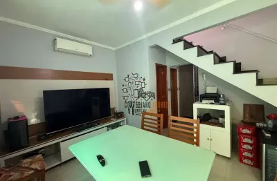 Village com 2 dormitórios à venda, 74 m² por r$ 300.000,00 - parque bitaru - são vicente/sp