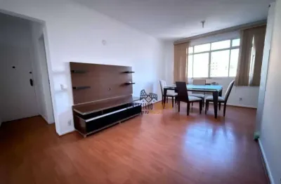 Apartamento com 2 dormitórios, 108 m² - venda por r$ 490.000,00 ou aluguel por r$ 4.100,01/mês - campo grande - santos/sp