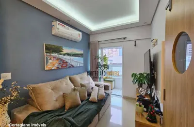 Apartamento com 1 dormitório para alugar, 50 m² por r$ 5.500,02/mês - vila matias - santos/sp