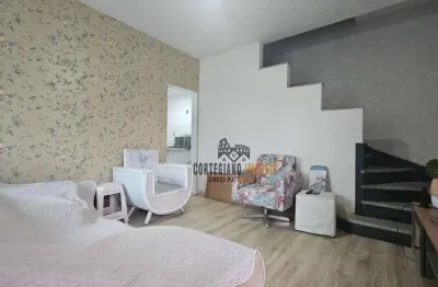 Sobrado com 2 dormitórios/quintal à venda, 80 m² por r$ 400.000 - macuco - santos!