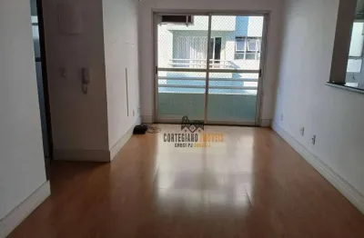 Ótimo apartamento com 2 dormitórios/elevador/lazer/garagem à venda, 65 m² por r$ 430.000 - vila mathias - santos/sp