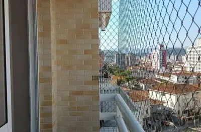 Apartamento com 2 dormitórios para alugar, 59 m² por r$ 4.500,00/mês - josé menino - santos/sp