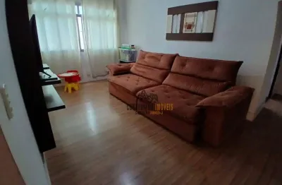 Lindo apartamento com 2 dormitórios à venda, 80 m² por r$ 425.000 - marapé - santos/sp
