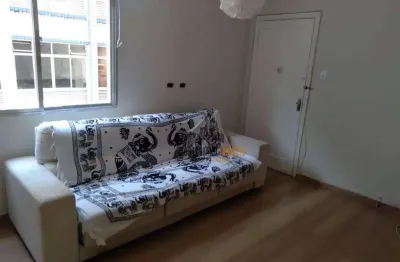 Apartamento 2 dormitórios, 1 vaga - gonzaga - santos/sp