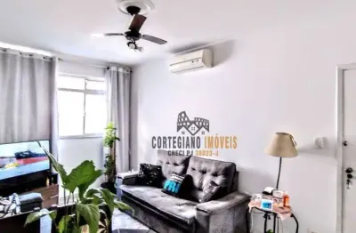 Apartamento 3 dormitórios, 1 vaga demarcada - gonzaga - santos