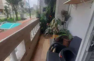Apartamento com 2 dormitórios à venda, 83 m² por r$ 310.000,00 - itararé - são vicente/sp