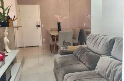 Apartamento 2 dormitórios - lazer completo - andar alto - à venda, 64 m² por r$ 635.000 - marapé - santos/sp