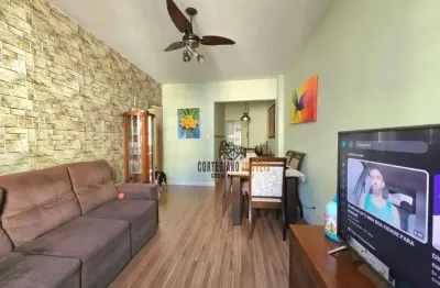 Apartamento 2 dormitórios,1 vaga, vista mar - ponta da praia - santos/sp