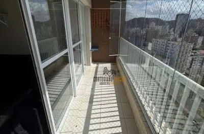 Apartamento com 2 dormitórios à venda, 68 m² por r$ 580.000,00 - encruzilhada - santos/sp