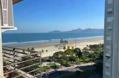 Apartamento com 1 dormitório/vista mar para alugar, 55 m² por r$ 3.300/mês - boqueirão - santos/sp