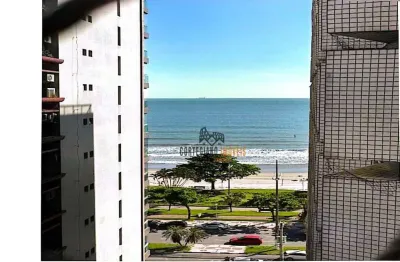 Apartamento vista mar com 2 dormitórios à venda, 90 m² por r$ 598.000 - aparecida - santos !