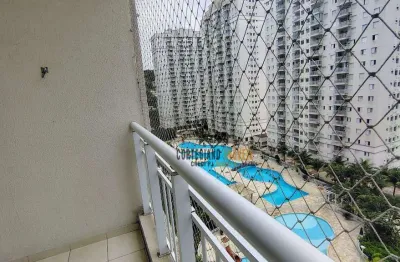Apartamento com 2 dormitórios para alugar, 64 m² por r$ 3.900,00/mês - marapé - santos/sp
