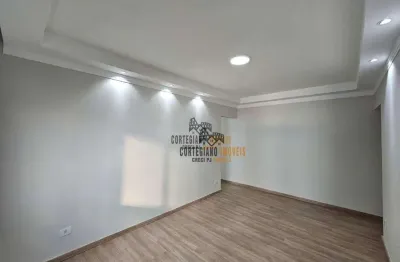 Apartamento com 3 Dormitórios/Garagem Fechada à Venda, 80 m² por R$ 420.000 - Vila Mathias - Santos !
