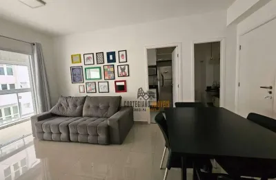 Apartamento com 1 dormitório para alugar, 60 m² por R$ 5.000,02/mês - Gonzaga - Santos/SP