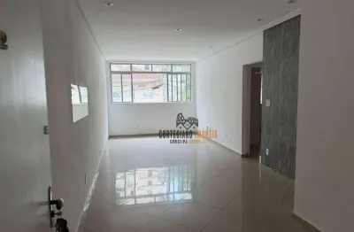 Apartamento com 3 dormitórios para alugar, 140 m² por R$ 4.500/mês - Gonzaga - Santos/SP