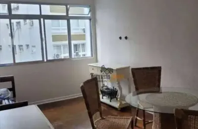 Apartamento com 1 dormitório para alugar, 75 m² por R$ 3.500,02/mês - Gonzaga - Santos/SP