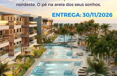 Apartamento para venda em aquiraz, porto das dunas, 2 dormitórios, 1 suíte, 2 banheiros, 1 vaga