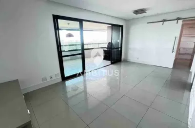 Apartamento de 113m² para locação com 3 quartos sendo 1 suíte, condomínio com infraestrutura comple