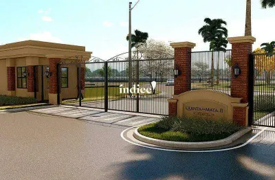 Terrenos condomínio no bairro residencial quinta da mata, residencial quinta da mata ii