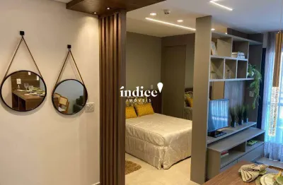 Studio no bairro jardim botânico, 1 quarto, 1 suíte, 1 vaga, monte carmel